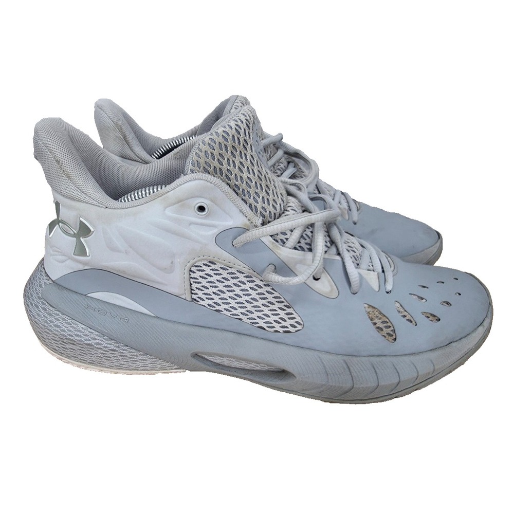 Under Armour HOVR Havoc 3 Basketball Shoes Mens 10.5 Steel Mod Gray Sneakers
